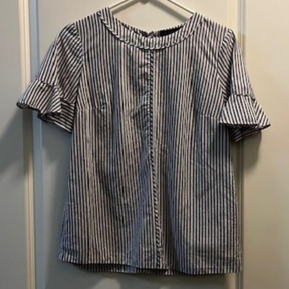Banana Republic Cotton Stripped Top sz Small